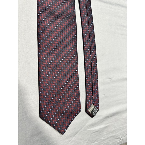 Chas Reed Other - Chas Reed &‎ Co Red/Navy/Black Geometric Silk Neck Tie